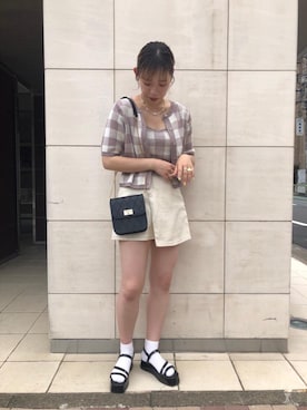 「アイテム（アンサンブル）」を使った、emsexcite　/　エムズエキサイトさん（レディース・158cm）の夏コーディネート