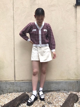 「アイテム（カーディガン/ボレロ）」を使った、emsexcite　/　エムズエキサイトさん（レディース・158cm）の夏コーディネート