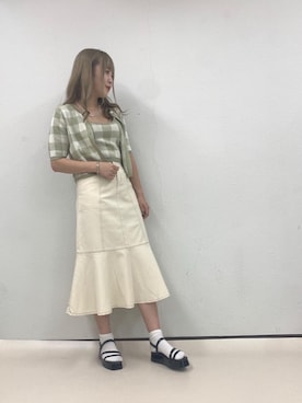 「アイテム（アンサンブル）」を使った、emsexcite　/　エムズエキサイトさん（レディース・163cm）の夏コーディネート