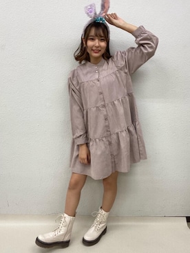 「アイテム（チュニック）」を使った、emsexcite　/　エムズエキサイトさん（レディース・160cm）の秋コーディネート