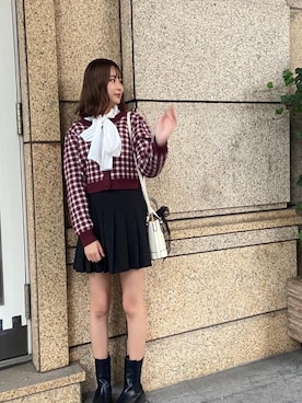 「ガーリーコーデ」｜emsexcite　/　エムズエキサイトさん（レディース・160cm）の秋コーディネート