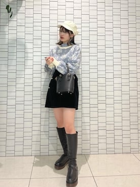 「水色コーデ」｜emsexcite　/　エムズエキサイトさん（レディース・153cm）の秋コーディネート