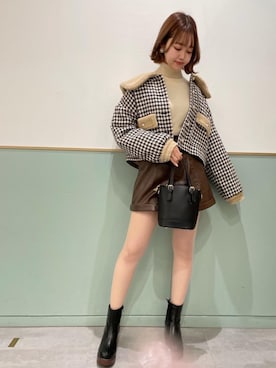「RETRO GIRL（レトロガール）のアイテム」を使った、emsexcite　/　エムズエキサイトさん（レディース・160cm）の秋コーディネート