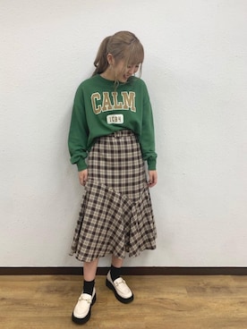 「秋🍁コーデ」｜emsexcite　/　エムズエキサイトさん（レディース・163cm）の秋コーディネート