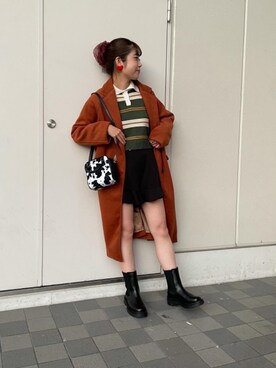 「RETRO GIRL（レトロガール）のアイテム（ジャケット/アウター）」を使った、emsexcite　/　エムズエキサイトさん（レディース・164cm）の秋コーディネート