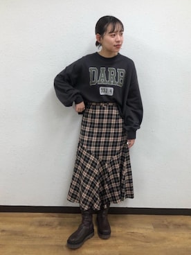 「秋🍁コーデ」｜emsexcite　/　エムズエキサイトさん（レディース・158cm）の秋コーディネート