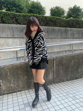 「アイテム（カーディガン/ボレロ、その他）」を使った、emsexcite　/　エムズエキサイトさん（レディース・165cm）の冬コーディネート