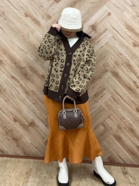 「アイテム（カーディガン/ボレロ、その他）」を使った、emsexcite　/　エムズエキサイトさん（レディース・158cm）の冬コーディネート