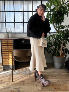 emsexcite　/　エムズエキサイトさん（レディース・160cm）の冬コーディネート