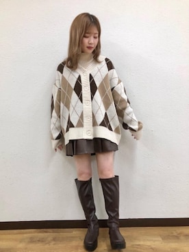 emsexcite　/　エムズエキサイトさん（レディース・152cm）の冬コーディネート