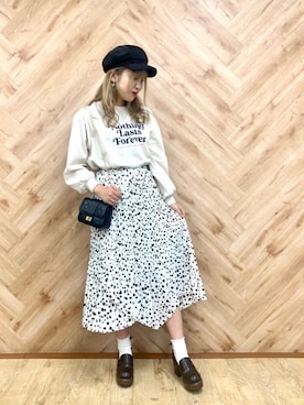 emsexcite　/　エムズエキサイトさん（レディース・163cm）の冬コーディネート