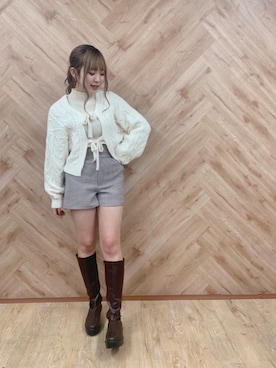 emsexcite　/　エムズエキサイトさん（レディース・163cm）の冬コーディネート