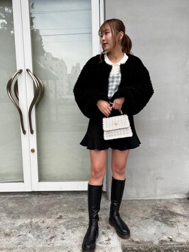 emsexcite　/　エムズエキサイトさん（レディース・163cm）の冬コーディネート