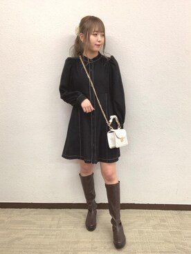 ems excite（エムズエキサイト）の「ギャザーハンドルミニBAG