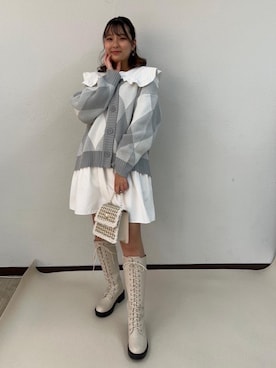 emsexcite　/　エムズエキサイトさん（レディース・160cm）の冬コーディネート