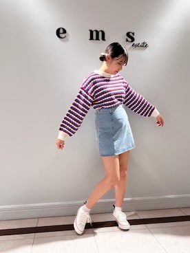 「からーこーで」｜emsexcite　/　エムズエキサイトさん（レディース・160cm）の冬コーディネート