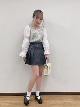 「ガーリーコーデ」｜「アイテム（その他シューズ）」を使った、emsexcite　/　エムズエキサイトさん（レディース・163cm）の春コーディネート