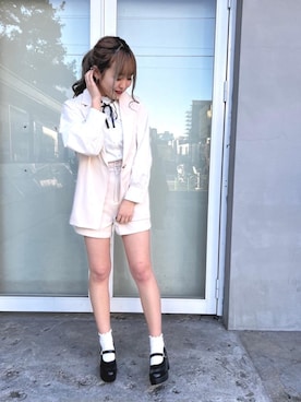 「消えそうな色コーデ」｜emsexcite　/　エムズエキサイトさん（レディース・163cm）の春コーディネート