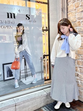 emsexcite　/　エムズエキサイトさん（レディース・152cm）の春コーディネート