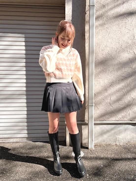 emsexcite　/　エムズエキサイトさん（レディース・163cm）の春コーディネート