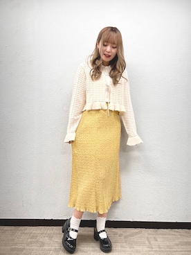 emsexcite　/　エムズエキサイトさん（レディース・163cm）の春コーディネート