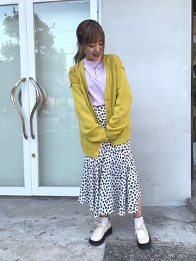 emsexcite　/　エムズエキサイトさん（レディース・163cm）の春コーディネート