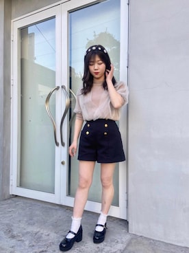 パンツを使った フレンチガーリー の人気ファッションコーディネート 季節 3月 5月 Wear