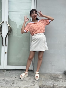「からーこーで」｜emsexcite　/　エムズエキサイトさん（レディース・160cm）の春コーディネート
