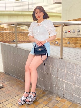 emsexcite　/　エムズエキサイトさん（レディース・158cm）の春コーディネート