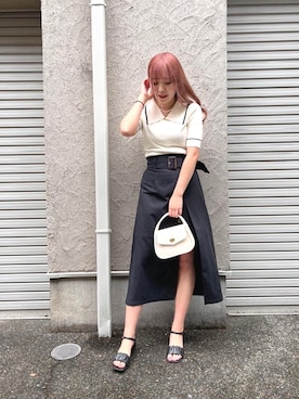 emsexcite　/　エムズエキサイトさん（レディース・163cm）の春コーディネート