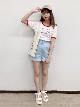 emsexcite　/　エムズエキサイトさん（レディース・160cm）の春コーディネート