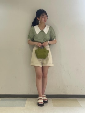 emsexcite　/　エムズエキサイトさん（レディース・156cm）の夏コーディネート