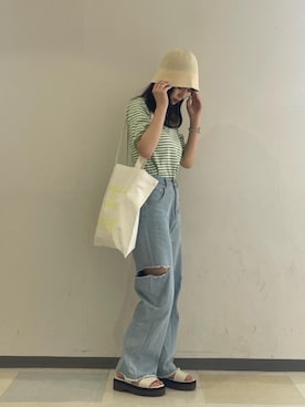 emsexcite　/　エムズエキサイトさん（レディース・156cm）の夏コーディネート