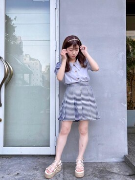 emsexcite　/　エムズエキサイトさん（レディース・152cm）の夏コーディネート