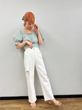 emsexcite　/　エムズエキサイトさん（レディース・164cm）の夏コーディネート