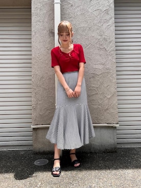 emsexcite　/　エムズエキサイトさん（レディース・163cm）の夏コーディネート