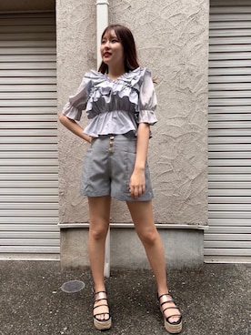 emsexcite　/　エムズエキサイトさん（レディース・160cm）の夏コーディネート