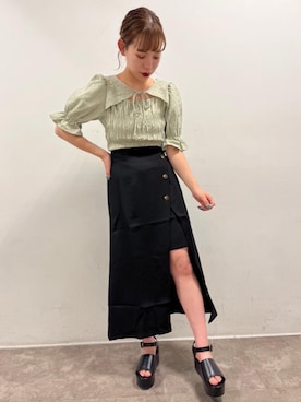 emsexcite　/　エムズエキサイトさん（レディース・158cm）の夏コーディネート