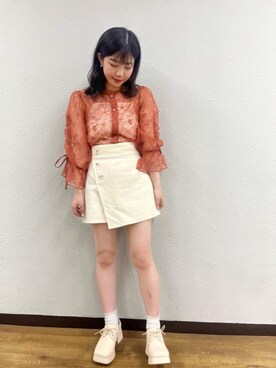 「アイテム（その他シューズ）」を使った、emsexcite　/　エムズエキサイトさん（レディース・152cm）の夏コーディネート