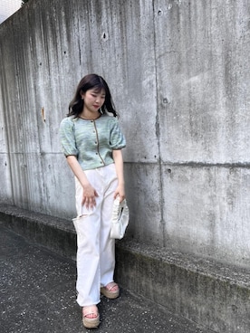「秋🍁コーデ」｜emsexcite　/　エムズエキサイトさん（レディース・152cm）の夏コーディネート
