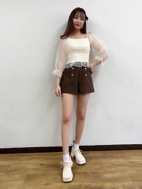 「アイテム（その他シューズ）」を使った、emsexcite　/　エムズエキサイトさん（レディース・160cm）の夏コーディネート