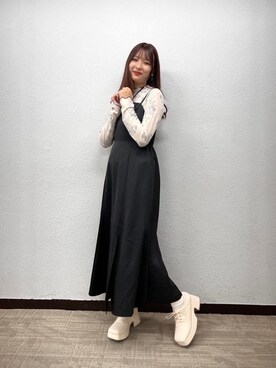 「ガーリーコーデ」｜「アイテム（その他シューズ）」を使った、emsexcite　/　エムズエキサイトさん（レディース・160cm）の夏コーディネート