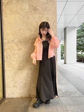 「ガーリーコーデ」｜「アイテム（その他シューズ）」を使った、emsexcite　/　エムズエキサイトさん（レディース・152cm）の秋コーディネート