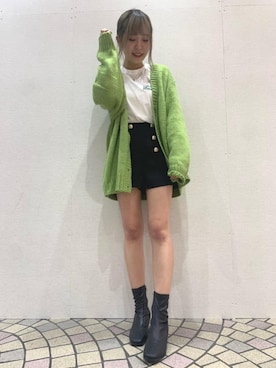 「ﾋﾞｯｸﾞｼﾙｴｯﾄ」｜「アイテム（その他シューズ）」を使った、emsexcite　/　エムズエキサイトさん（レディース・163cm）の秋コーディネート