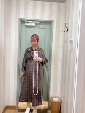 「ガーリーコーデ」｜emsexcite　/　エムズエキサイトさん（レディース・164cm）の秋コーディネート