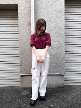 「アイテム（その他シューズ）」を使った、emsexcite　/　エムズエキサイトさん（レディース・152cm）の秋コーディネート