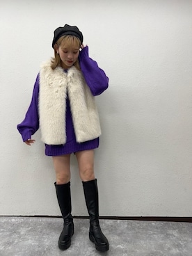「参戦服」｜「アイテム（その他アウター）」を使った、emsexcite　/　エムズエキサイトさん（レディース・158cm）の秋コーディネート