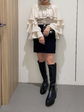 「ブラウスコーデ」｜emsexcite　/　エムズエキサイトさん（レディース・151cm）の秋コーディネート