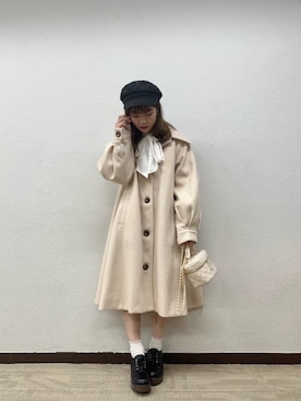 「ガーリーコーデ」｜「アイテム（その他シューズ）」を使った、emsexcite　/　エムズエキサイトさん（レディース・152cm）の秋コーディネート