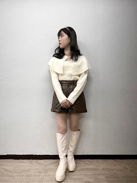 「秋🍁コーデ」｜emsexcite　/　エムズエキサイトさん（レディース・152cm）の秋コーディネート